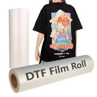Film DTF de 60 cm pour conceptions personnalisées 75mic, peeling froid et chaud Idéal pour les T-shirts et les vêtements