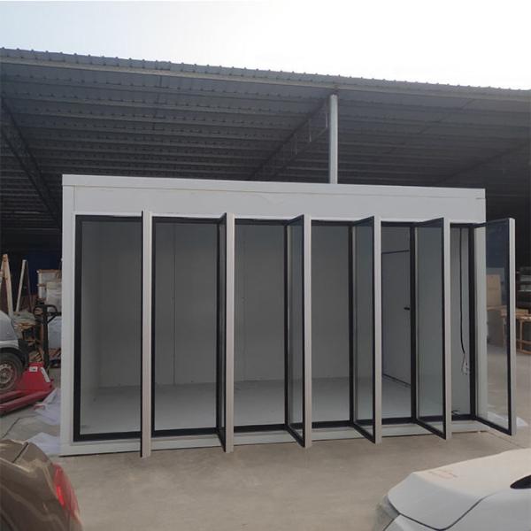 6 caminhada de vidro do supermercado 220V da porta no congelador mais fresco