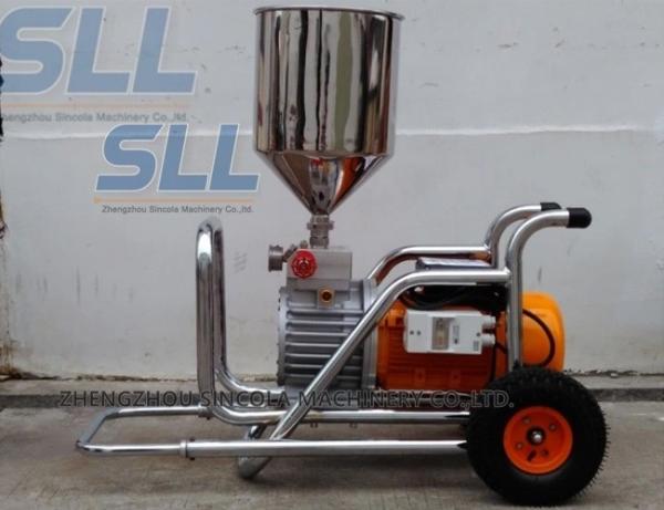 Room Painting Mortar Spraying Machine 3000w Diaphragm Pump Wall Putty Spray Gun