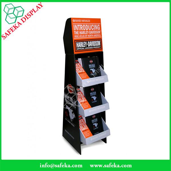 Cardboard pop display 3 tier Customized  printed Promotion Rack Supermarket advertising shelf Cardboard trays