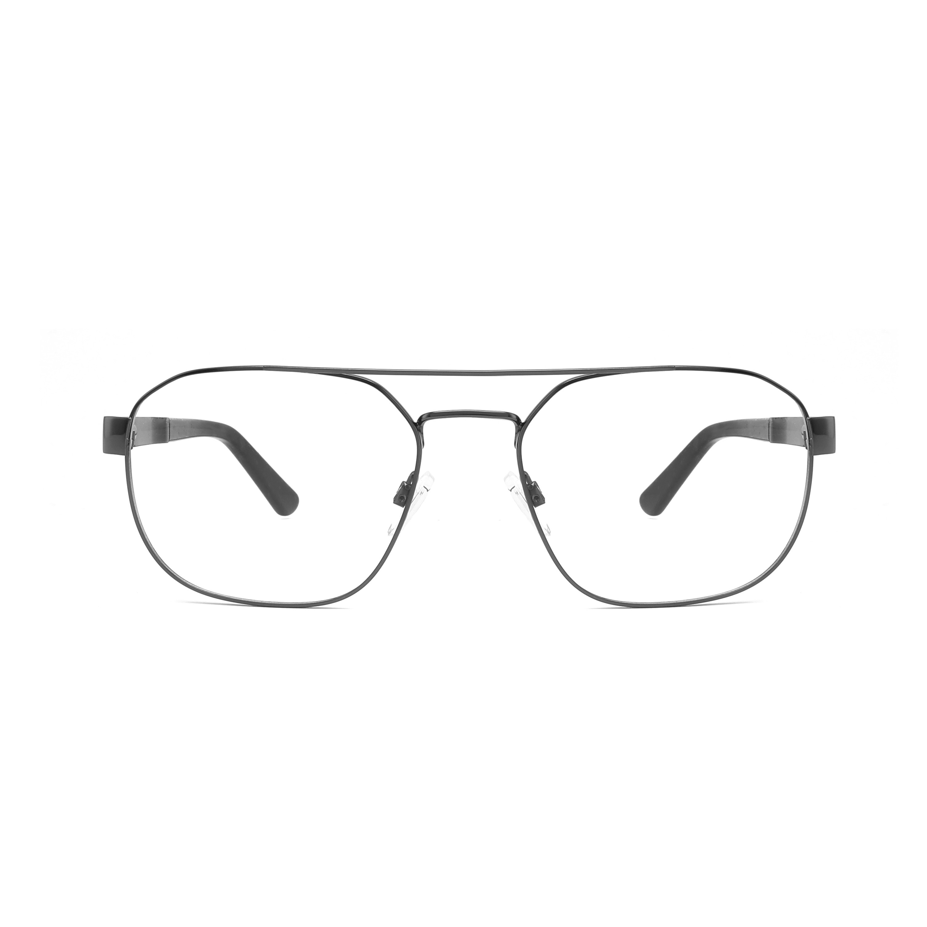 Мост ширины 55mm рамок оптически людей Eyeglasses нержавеющий двойной