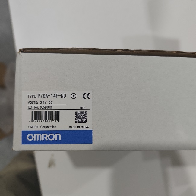 P7SA-14F-ND Omron 6-Pole Relay Socket Base DIN Rail Mount for G7SA Safety Relays