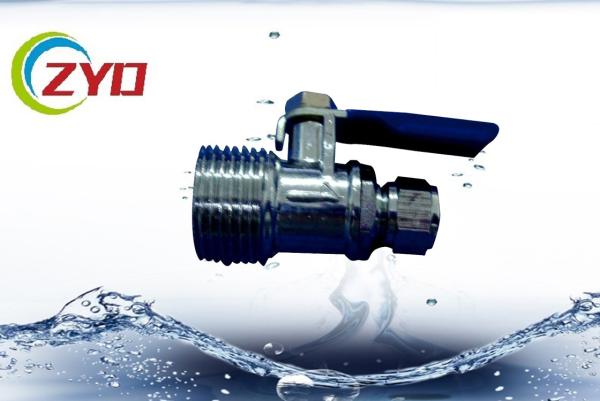 NPT Thread Gas Ball Valve , Small Mini Full Port Brass Ball Valve For Air