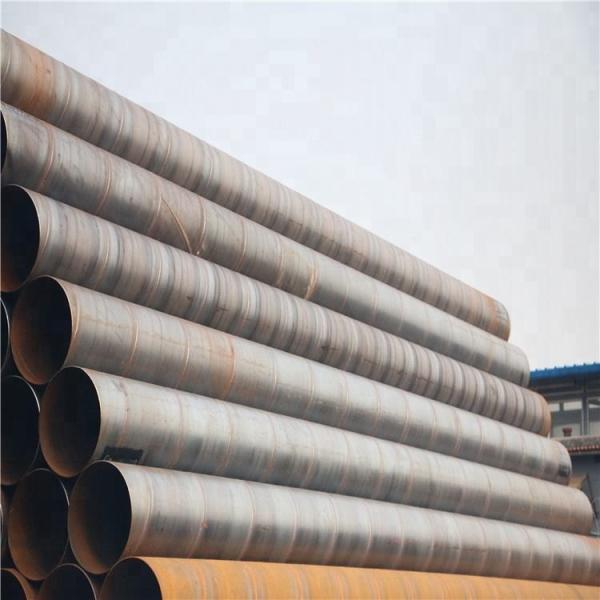 a espiral de 6m-18m SSAW soldou o tubo espiral do metal das tubulações de aço para a tubulação da estação das energias hidráulicas