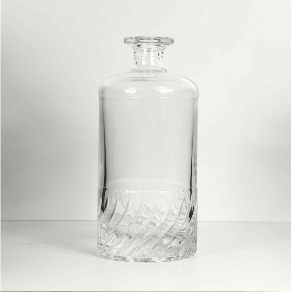 Crystal Glass Stopper Brandy Glass Bottle Carafe Glass Bottle Golden Electroplating