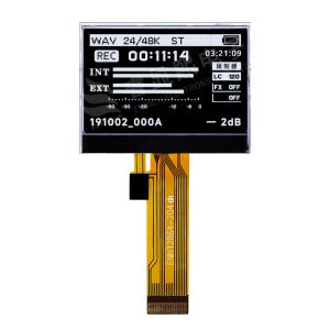 128x64 Resolution Instrument Display Module with ST7567 Drive IC and DFSTN Transflective Negative COG LCD Screen