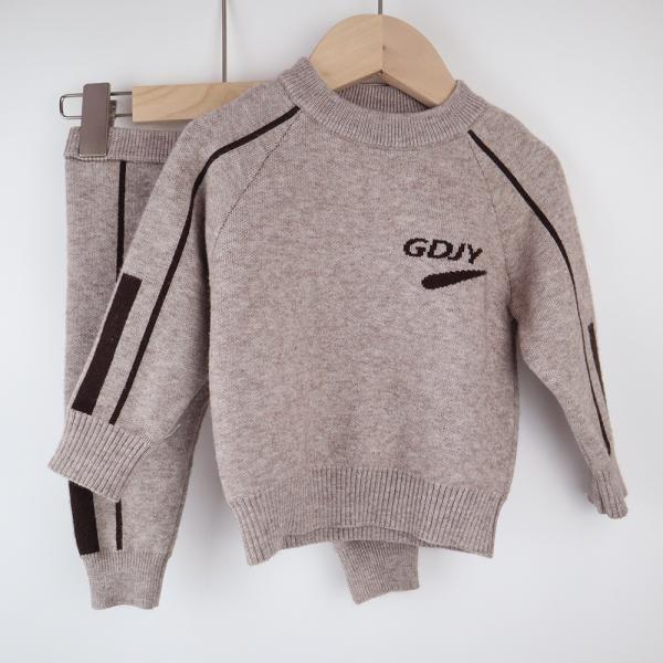 Cheap High Quality Winter Baby Clothes Set Solid & Graphics Design Newborn Baby Knitted Sweater