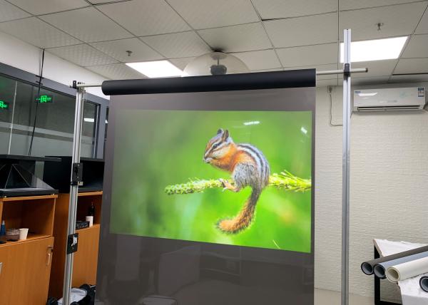 1.52 * 30M Natural Black 3D rear Holographic film  For Stage Holo Gram Sample Testing