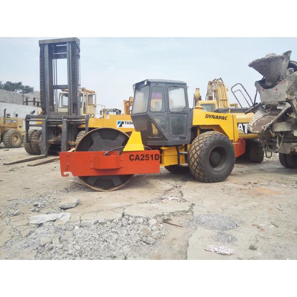 Закрытой используемые кабиной автошины оборудования строительства дорог Дынапак КА251Д ролика дороги новые