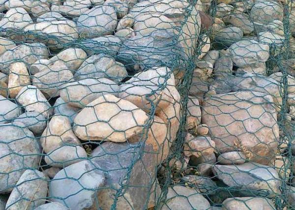 gaiolas da parede de Galvainzed Gabion do mergulho quente de 6x8 8x10 10x12 para a retenção da rocha