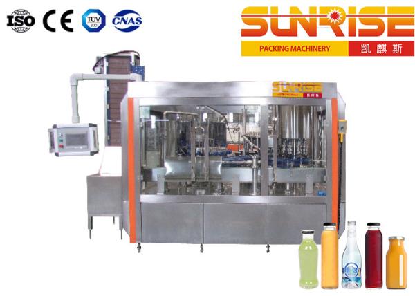 Fruto Juice Hot Liquid Filling Machine, garrafa de vidro Juice Filling Machine