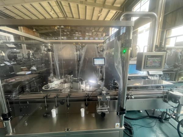 350ml Bottle Volume PharmaFlex Bottle Labeling Machine 180bpm