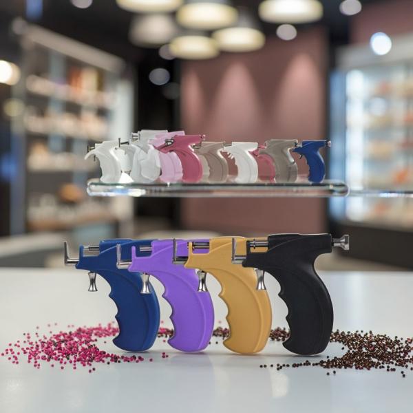 卸売スタッドネイルガン耳ピアスツールアクセサリー、永久的なメリットカートリッジニードル、パーマネントメイクアップ