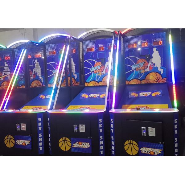 ODM Coin Operated Real Arcade Basketball Machine Indoor Entertainment 230V