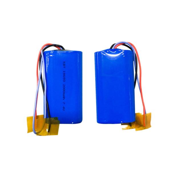 UN38.3 Rechargeable Lithium Cobalt Battery 7.4V 2000mAh
