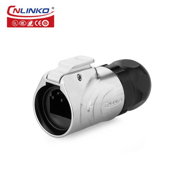 Customized Cable Industrial RJ45 Connector Waterproof Ip68 for Signal Transfer