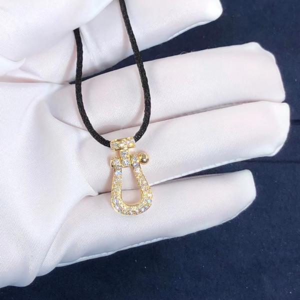 Force 10 Pendant Hot Selling 18k Gold Necklace Fashion Fine Natural Stone Diamond Gold Pendant Necklace