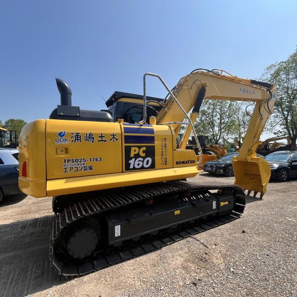 Secondhand Backhoe Komatsu 160 Digger Hydraulic Used Komatsu Pc160-7 Excavators