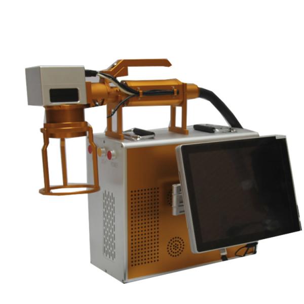 100X100MM Portable Laser Engraving Machine For Stainless Steel , Laser Marking Device