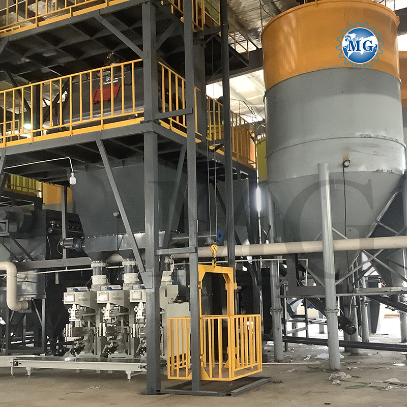 High Speed Mixing Dry Powder Mortar Production Line Wall Putty Gypsum Skim Coat Mixer Ceramic Tile Adhesive Grout Making Machine