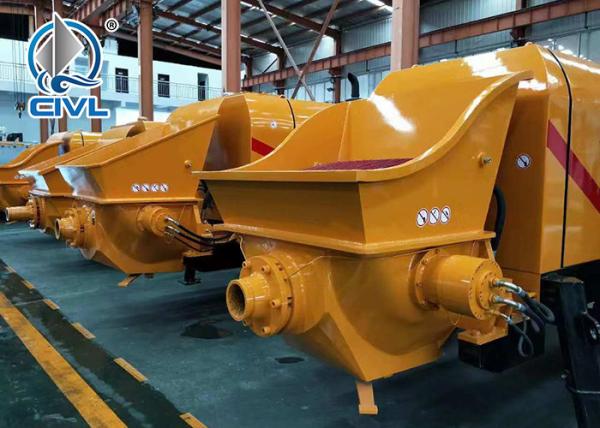 New Concrete Pump Truck Diesel Concrete Pump Parts 40KW Trailer Concrete Pump 30meter