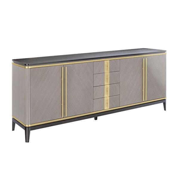 Modern Wooden Narrow Sideboard Cabinet