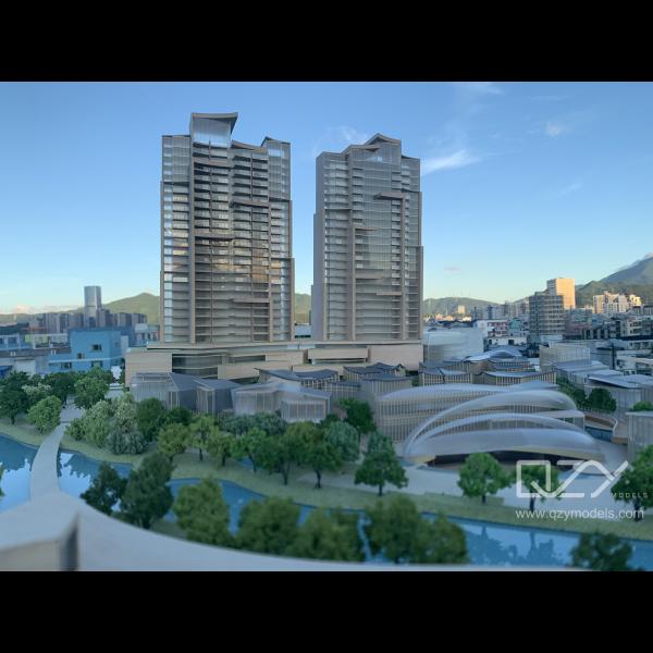 Реалистическая модель - Группа ОСТ - 1:300 Концепция модели Jiaomei