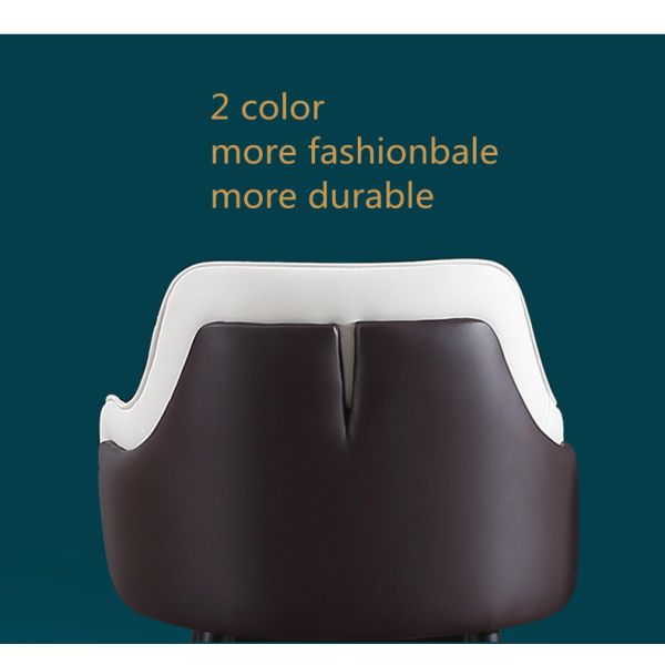 Metal Arm Orange Synthetic Leather Stool Cheap Commercial Modern Tall Bar Chair