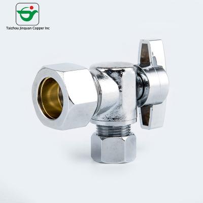 POM Stem CUPC NSF 5/8''X5/8'' Compression Angle Stop Valve