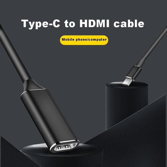 переходник Huawei Samsung Macbook эпицентра деятельности USB 18cm 4K 30HZ к репроектору ТВ