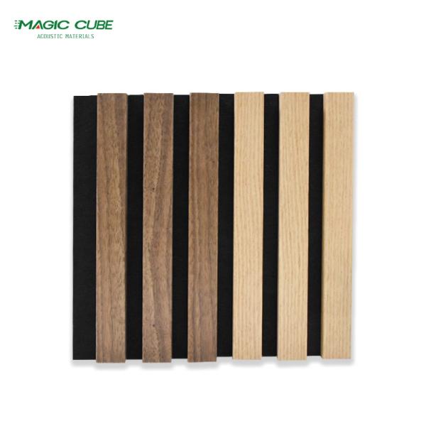 Decoração acústica de interiores durável e ecológico painel acústico de aquapanelas de madeira