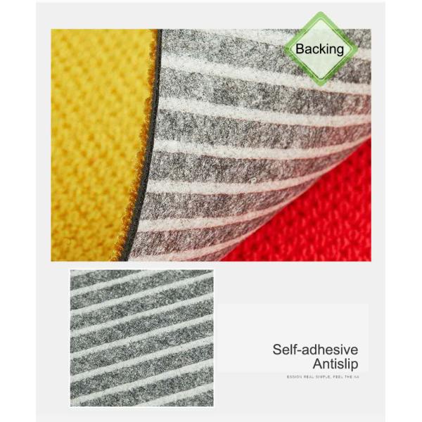 Total Thickness 9.5mm Self Adhesive Carpet Tiles for Center Rug in Children's Room