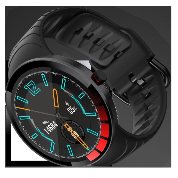 2020 correia completa impermeável SmartWatch do silicone do tela táctil dos homens IP68 do Smart Watch dos esportes E3 para a aptidão do telefone do IOS de Android