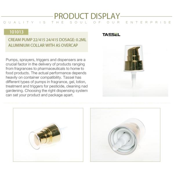 Airless Foundation Soap And Moisturiser Dispensers Golden Aluminum