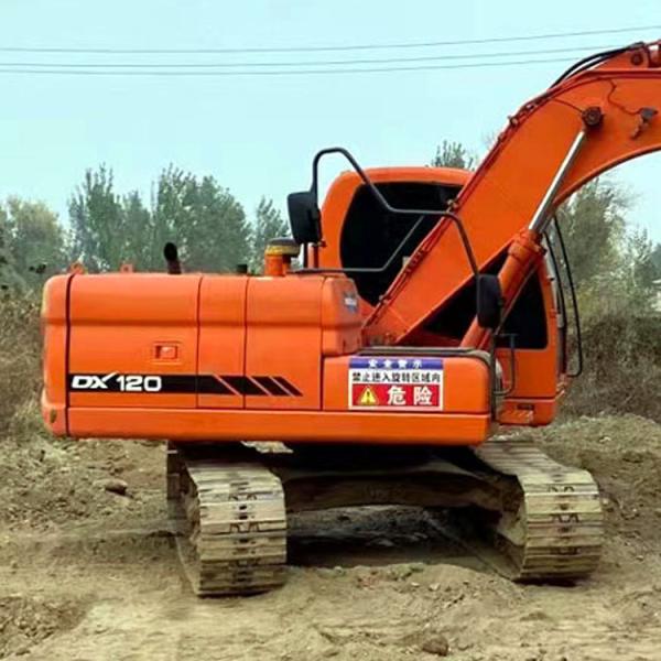 El motor de Doosan de 12 toneladas usado DX120 Excavadora Coreana original Crawler Mini Excavadora
