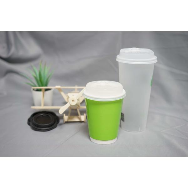 Plastic Drink 58mm Restaurants PLA Lids Commercial Cafes