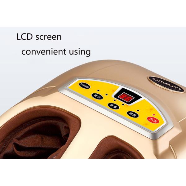 Enjoyable Family Using Shiatsu Foot Massager With Convenient LCD Screen