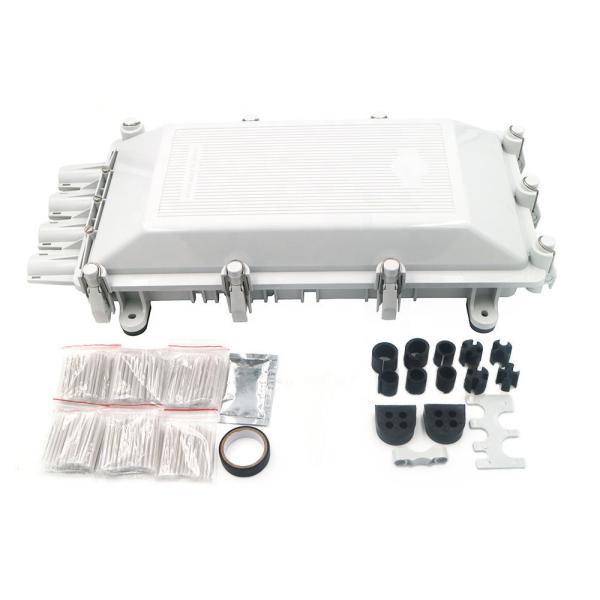 4 Cable Ports Joint Closure Fiber Optic 4 Puerto Optica Fibra NAP Box 256 Hilos Durable