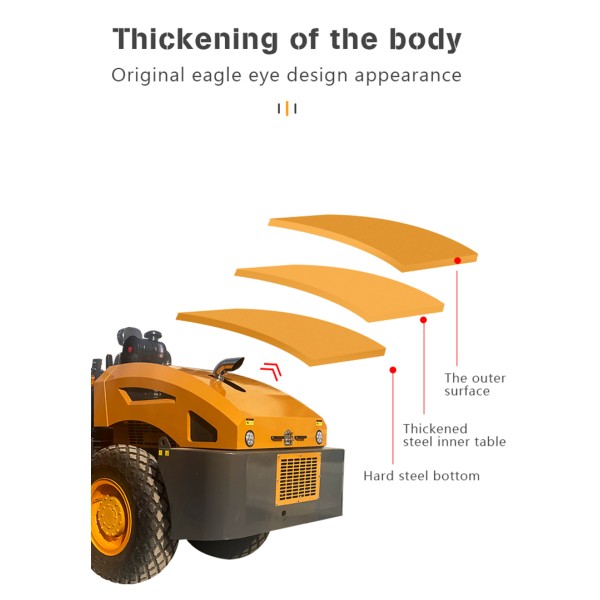 Double Drum Vibratory Old Used Road Roller  Heavy Duty Compactor