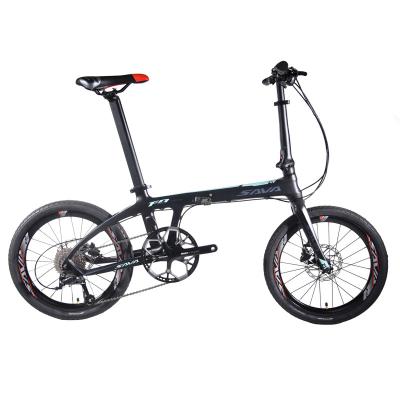 TORAY T800 Sava Folding Bike, bicicleta dobrável do carbono de Shimano R4700