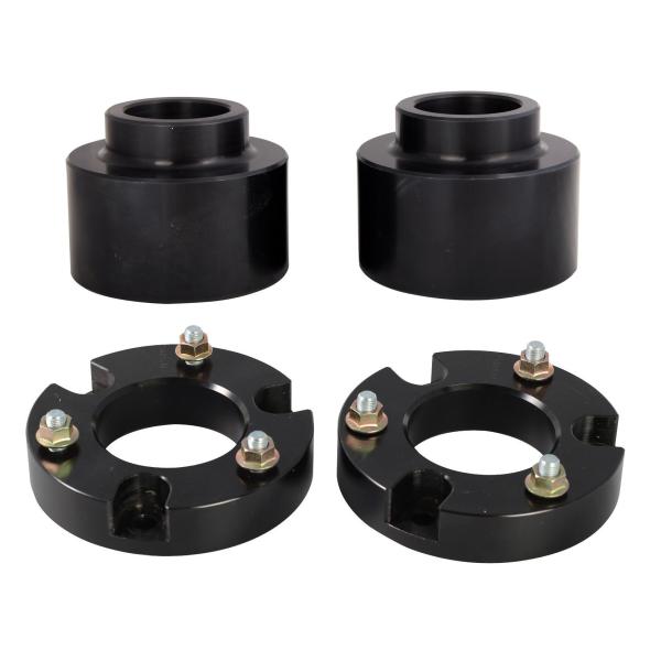 Car Coil Spacer Lift Kit Anodized Silver Finish , Full Leveling Kit Easy Installation