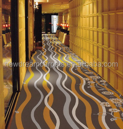 100% Nylon Printing Hotel Carpet for Reception Room and Bed Room in Various Colors