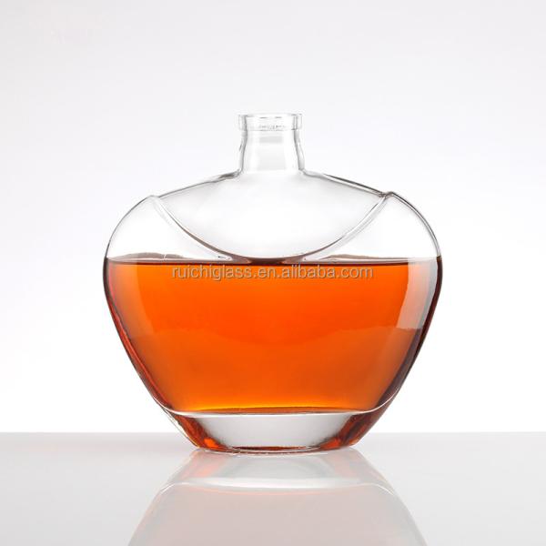 500ml 750ml Glass Bottles for Party Custom Design and Aluminum Plastic PP Collar Material