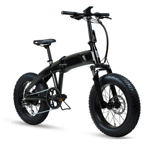 20in Electric Fat Folding Bike with 10.4 AH Battery Capacity and Aluminum Alloy Frame