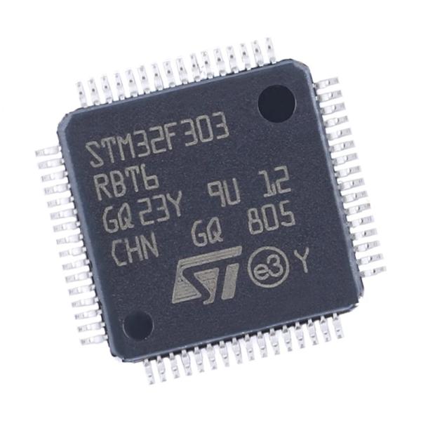 卸売 ARM MCU STM32 STM32F303 STM32F303RBT6 LQFP-64 低価格 IC チップ付きマイクロコントローラー