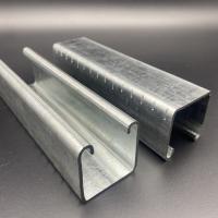 Galvanized Steel Serrated Edge Unistrut Channel with Cutting Marks
