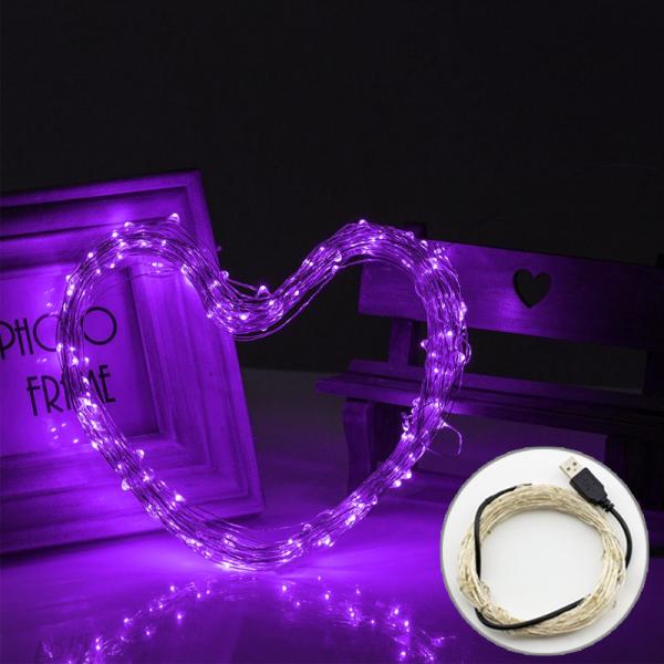 5V USB Powered Multi-Color 10m LED String Lights For Christmas, Party, Festival Decoraction