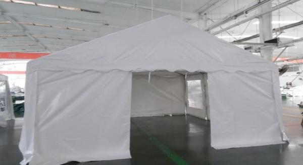 White 180gsm PE Tarpaulin Ourdoor Party Tents With Windows For Weeding