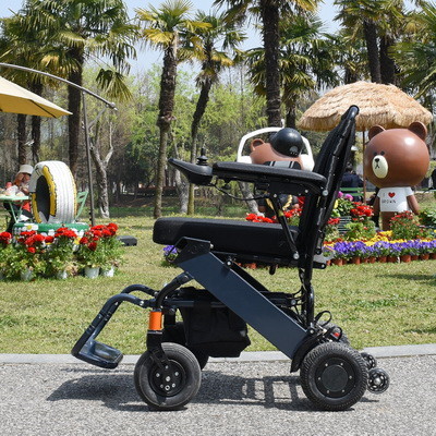 Lightweight Folding Motorized Wheelchair Aluminum Alloy