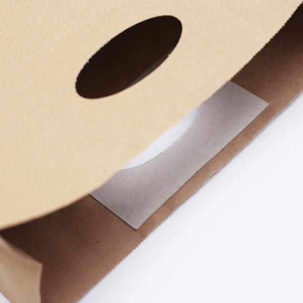 Бумажные пакеты с коричневыми конфетами Продукты питания Поверхние упаковочные пакеты Бумажная печать Kraft Printing Подарочная упаковка